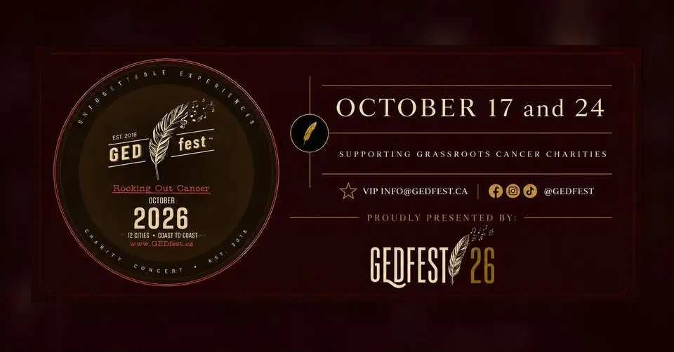 GEDfest 2026 at The Exchange, Regina