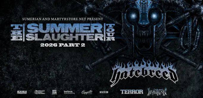 Hatebreed: SUMMER SLAUGHTER TOUR 2026 at Casino Regina — Show Lounge, Regina