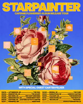 Starpainter with Carter Felker and Burrow at The Cure Kitchen + Bar, Regina