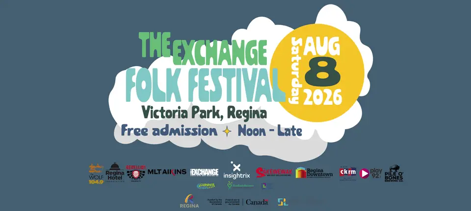 The Exchange Folk Festival 2026 at Victoria Park, Regina