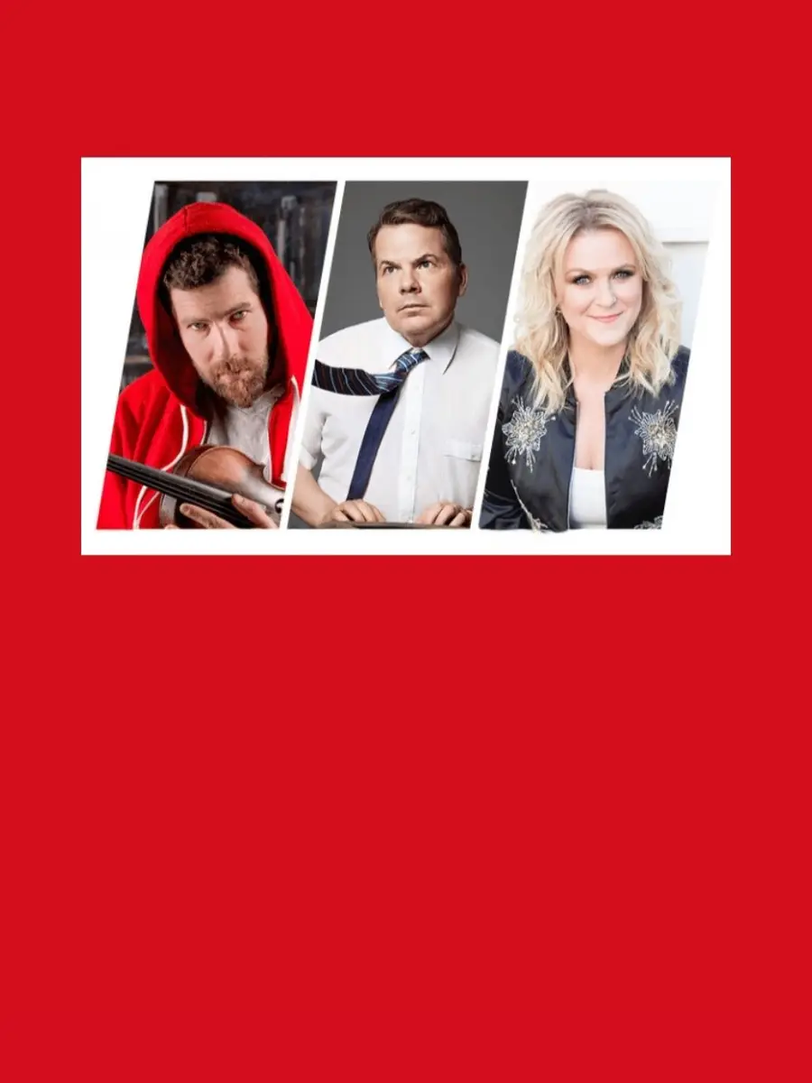 Snowbird Extravaganza: Ashley MacIsaac, Bruce McCulloch, Carolyn Dawn Johnson at Tourism Regina, Regina