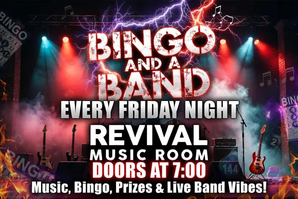 Bingo and a Band at Revival Music Room, Regina