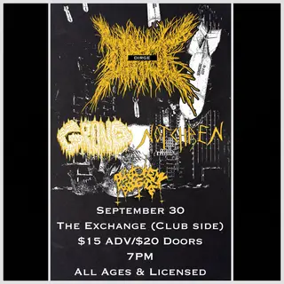 Dirge, Grond, Notchren, Blasphemy Brigade at The Exchange, Regina